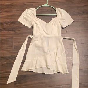 Oh Polly White Dress - Size 0